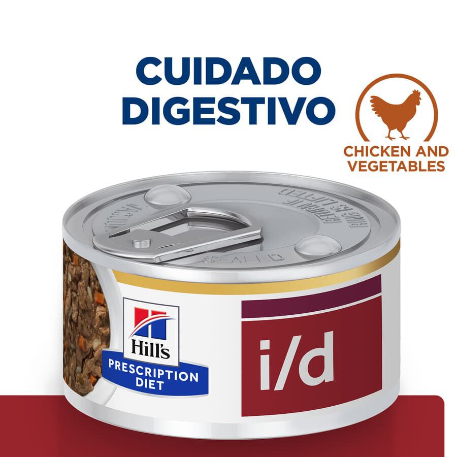 82 g Hill's Prescription Diet Digestive Care i/d Gatos Estofado de Pollo y Verduras lata, , large Imagen numero 2